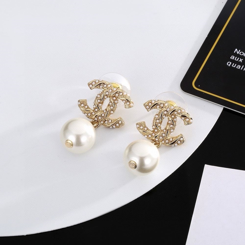 Ch*el earrings